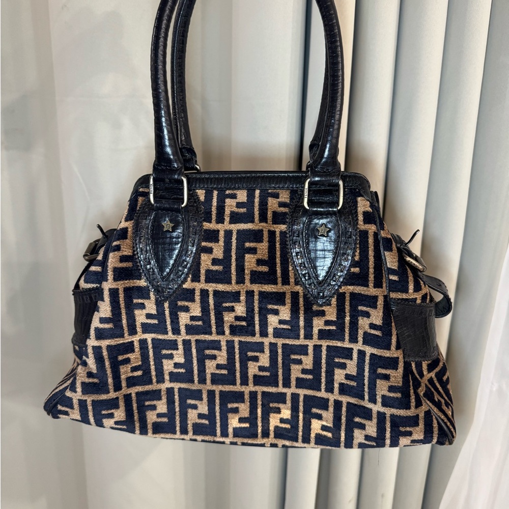 Fendi Zucca Du Jour Velvet bag - Picture 3 of 9